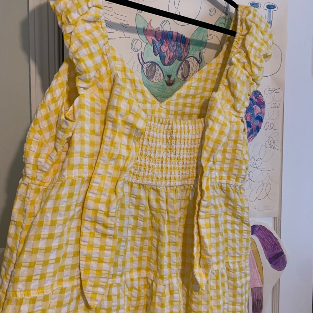 COPY - Old Navy Yellow Gingham Dress